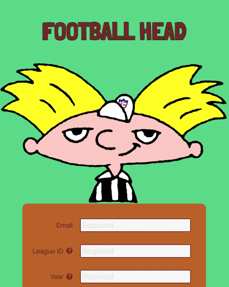 portfolio image for Football Head